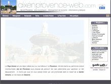 Tablet Screenshot of aixenprovence-web.com